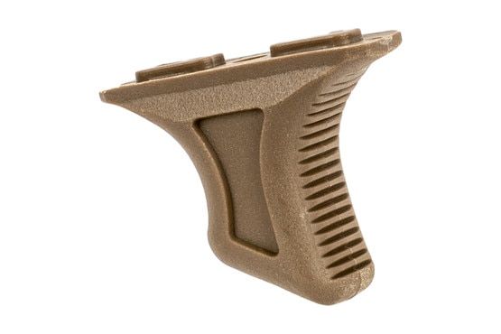 Slate Black Industries flat dark earth M-LOK hand stop is made from polymer